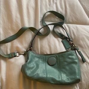 Blue coach bag